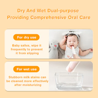 Dr.Isla ผ้าก๊อซทําความสะอาดช่องปาก แบบนิ้ว สําหรับเด็ก 0-8 เดือนขึ้นไป (1 กล่อง 30 แผ่น) QJ03