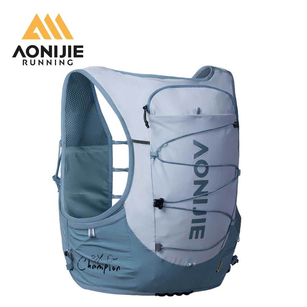 AONIJIE C9116-10L กระเป๋าเป้สะพายหลังสำหรับวิ่งเทรล น้ำหนักเบาทึ้งและระบายอากาศ