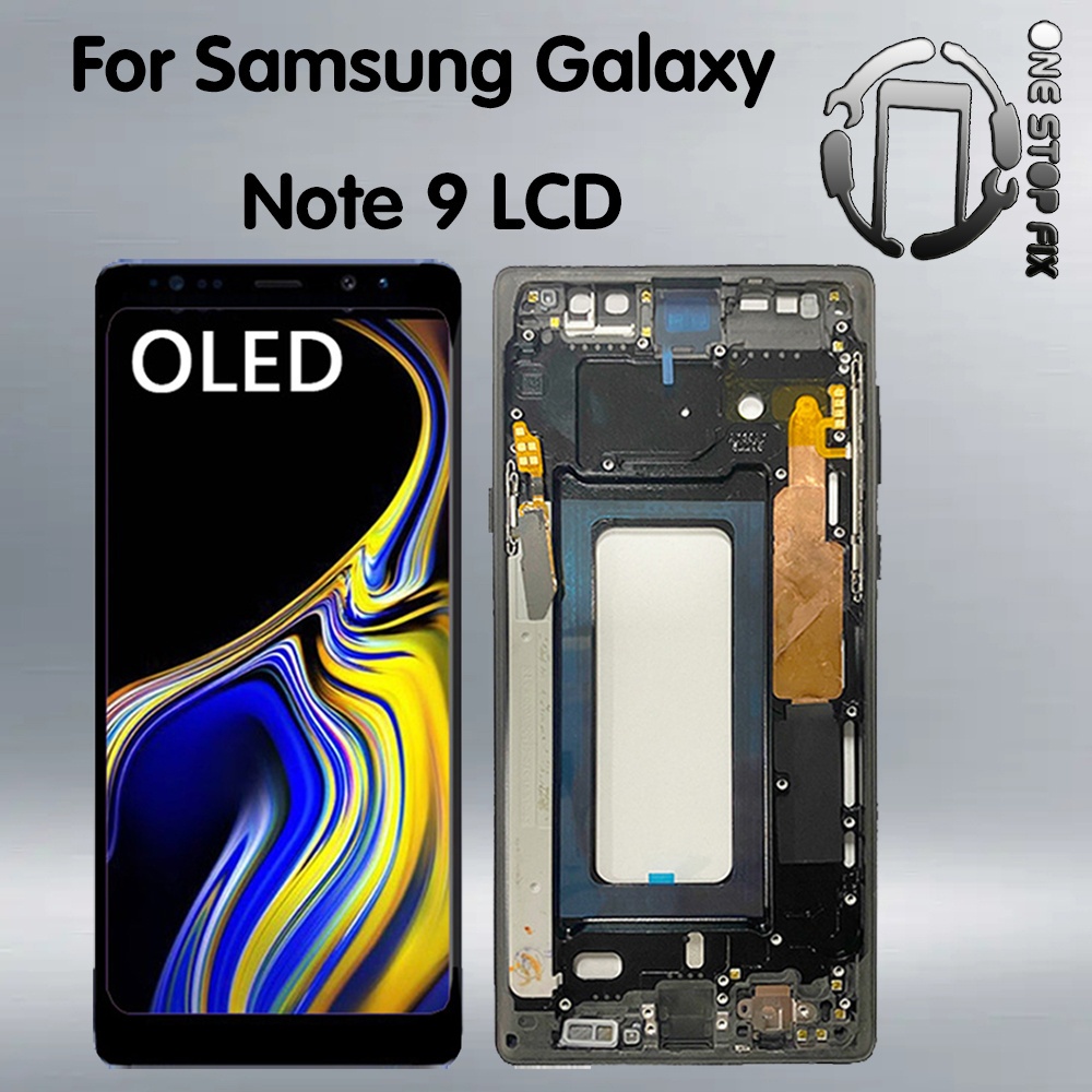 หน้าจอ OLED สําหรับ Samsung Galaxy หมายเหตุ 9 N960F N960DS หน้าจอสัมผัส Note9 N960 จอแสดงผล LCD Digi
