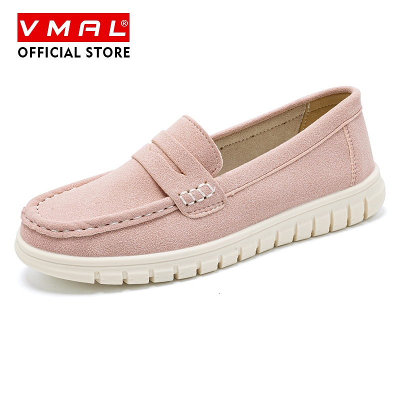 VMAL 36-41 รองเท้าโลฟเฟอร์ลําลองกันลื่นสําหรับแฟชั่นฤดูร้อนของผู้หญิง