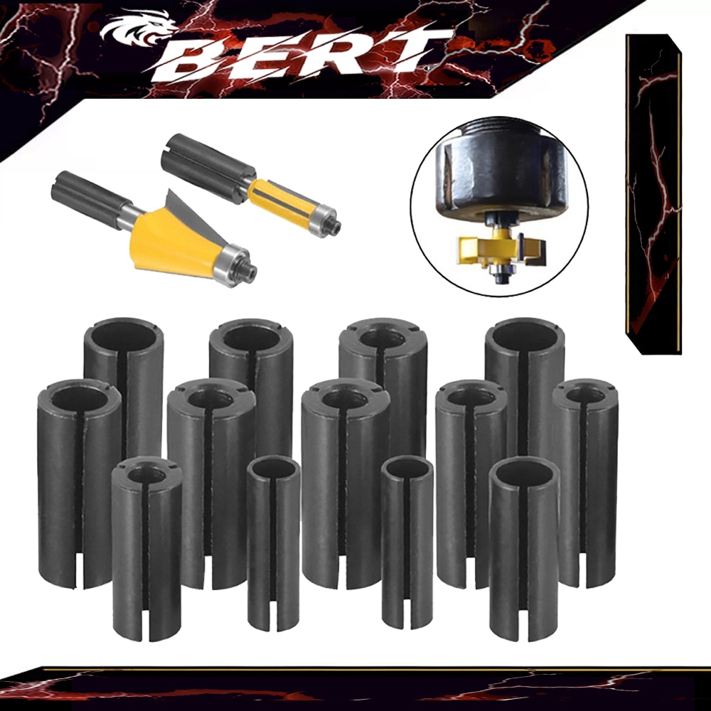 BERT🇹🇭｜อะแดปเตอร์เราเตอร์แกะสลัก สําหรับหัวจับคอลเล็ต  CNC 6.35 มม. เป็น 12.7 มม