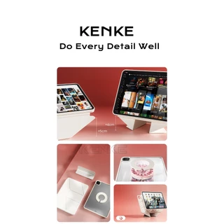 KENKE iPad กรณีแท็บเล็ตหมุนที่ถอดออกได้แม่เหล็กสําหรับ iPad 2026 Air Pro 11 นิ้ว 2024 Air 13 "M2 M3 pro 12.9 mini 6/ mini 7 a17 pro กรณี iPad 10th gen 11 A16 Air 4/5/6/7 air 8 เคสไอแพด หมุน 360 case ipad