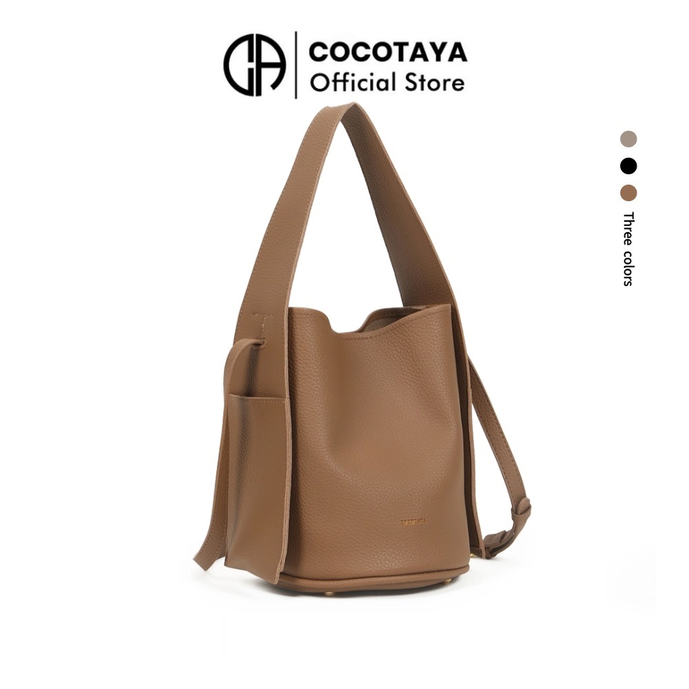 Cocotaya Bucket Bag กระเป๋าสะพายข้างPUสำหรับสุภาพสตรี