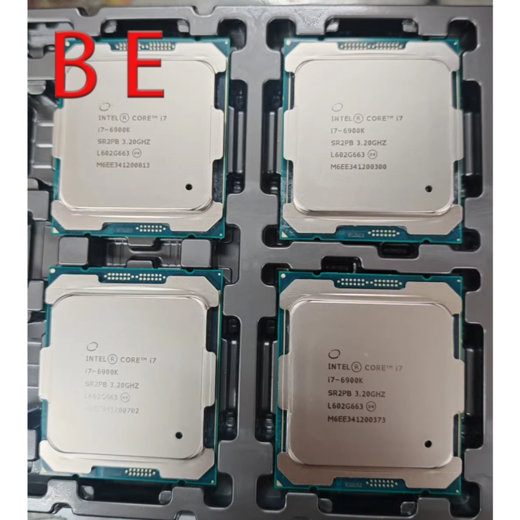 Core i7-6900K LGA 2011-v3 โปรเซสเซอร์ CPU 8-Core 3.2GHz 16 เกลียว 140W