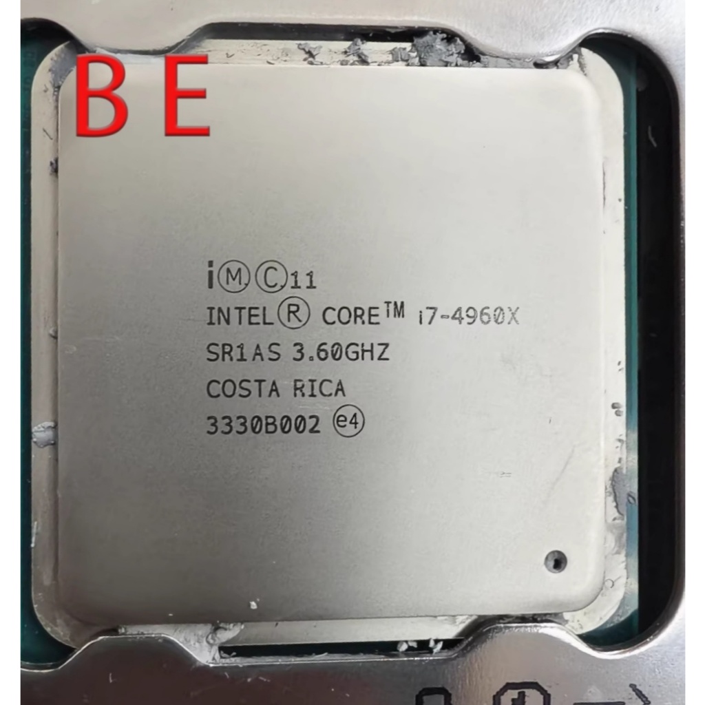 Core i7-4960X LGA 2011 โปรเซสเซอร์ CPU Extreme Six Core 3.6GHz 130W