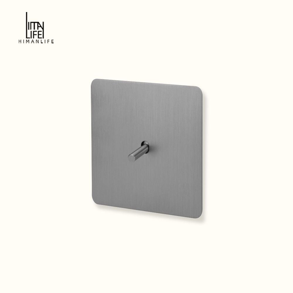 Avoir Toggle Switch และซ็อกเก็ต 2Way Nickel Brushed Lever แผง 20A 45A สวิทช์ Dual UK ซ็อกเก็ต