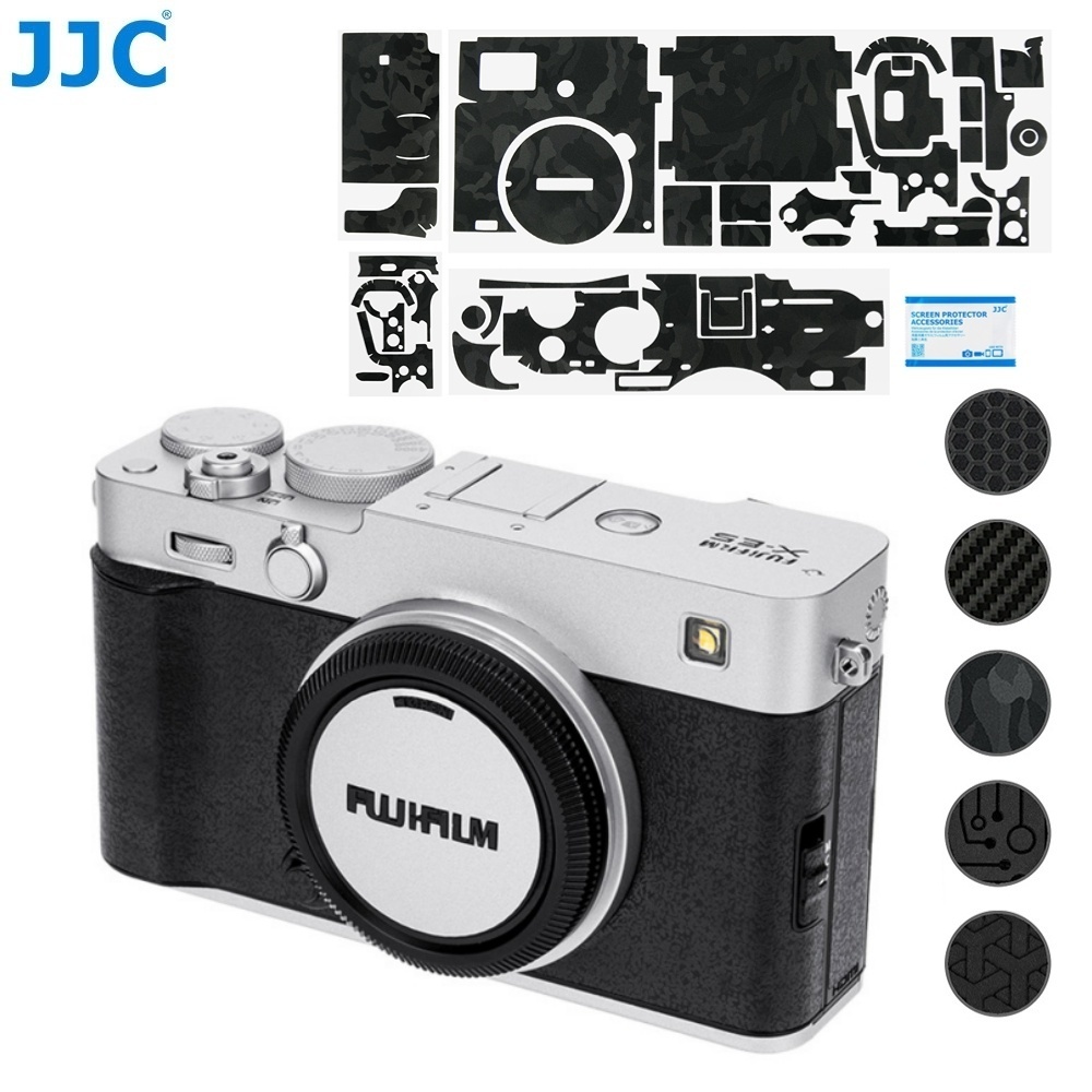 JJC XE5 สติกเกอร์ตกแต่งป้องกันสำหรับกล้อง Fuji Fujifilm X-E5 XE5, ฟิล์มป้องกันรอยขีดข่วนวัสดุ 3M