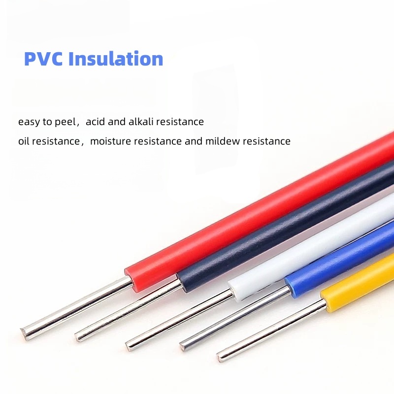 5 เมตร UL1007 PVC Single Core Wire PVC Single Core Cable 14 16 18 20AWG 22AWG 24AWG 26AWG