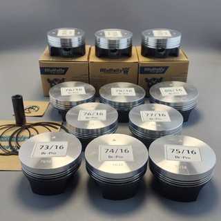 Pro-Racing Motorcycle Forged Piston Kit Dia. 70mm/71mm/72mm/73mm/74/75mm/76mm/77mm/78mm/79mm/80mm With DLC Pin16mm for engine modification