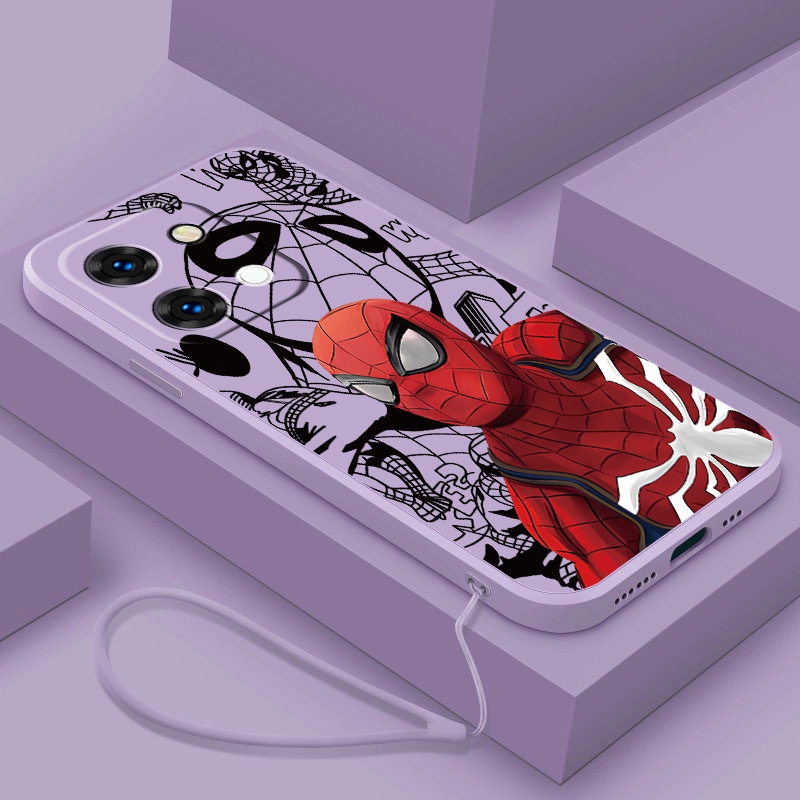 OPPO A6 Pro 5G A6 Pro 4G Case Spider Man Marvel Silicon Case Cute Simple Case Soft Cover