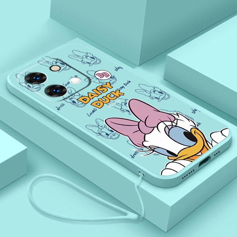 Redmi 15C POCO C85 Redmi15C Daisy Duck Case Disney Frosted Silicon Soft Cover Cute Casing
