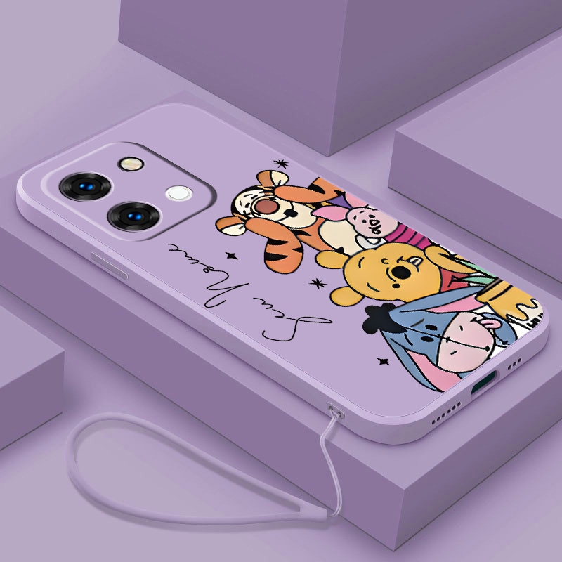 Redmi 15C POCO C85 Redmi15C Winnie the Pooh Custom Name Case Candy Rubber Cover