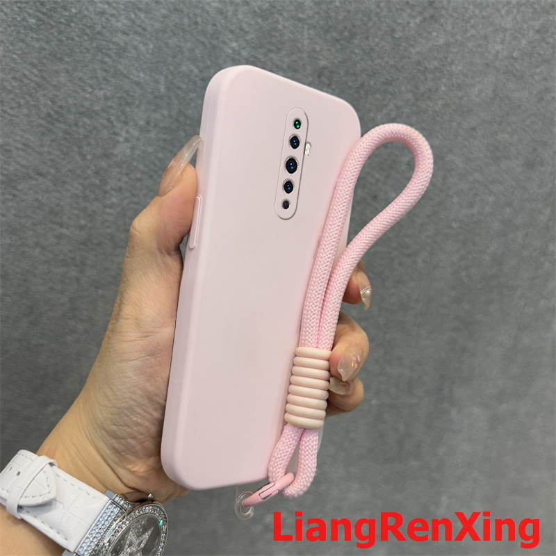 เคสสําหรับ OPPO Reno 2F reno2 F reno 2 F reno 2 เคสโทรศัพท์ Softcase ซิลิโคนเหลวกันกระแทกดีไซน์ใหม่ความงามพร้อมเชือกเส้นเล็ก YTDTGS01 - รูปที่ 2