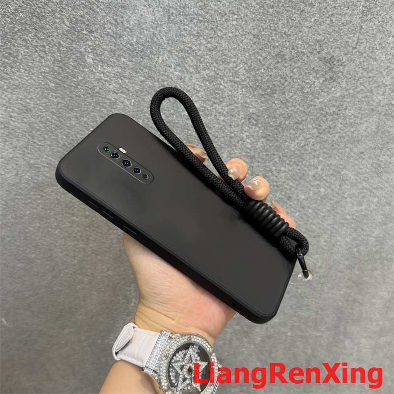 เคสสําหรับ OPPO Reno 2F reno2 F reno 2 F reno 2 เคสโทรศัพท์ Softcase ซิลิโคนเหลวกันกระแทกดีไซน์ใหม่ความงามพร้อมเชือกเส้นเล็ก YTDTGS01 - รูปที่ 4