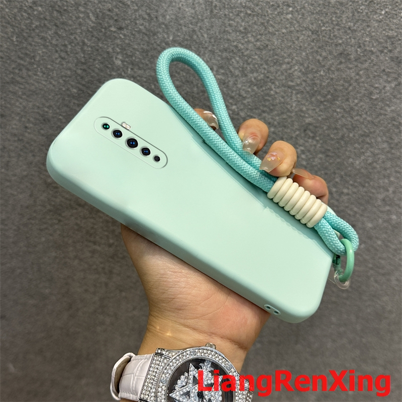 เคสสําหรับ OPPO Reno 2F reno2 F reno 2 F reno 2 เคสโทรศัพท์ Softcase ซิลิโคนเหลวกันกระแทกดีไซน์ใหม่ความงามพร้อมเชือกเส้นเล็ก YTDTGS01 - รูปที่ 5