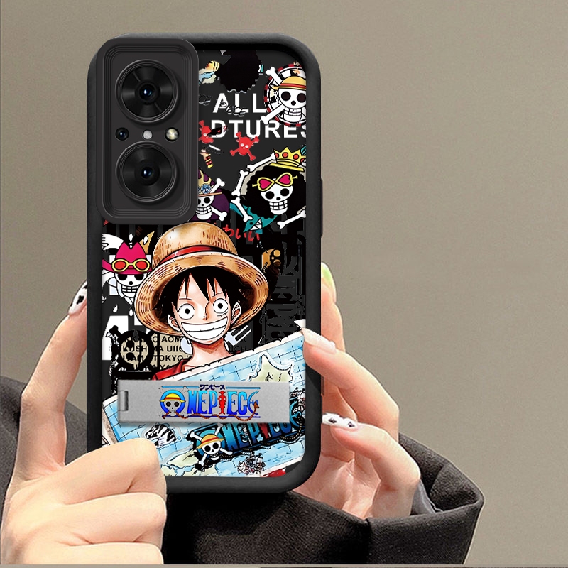 ฟรีวงเล็บสําหรับHUAWEI NOVA 9 SE4G 5G Hi NOVA 9 SE one piece series Luffyซิลิโคนกรณีหนา