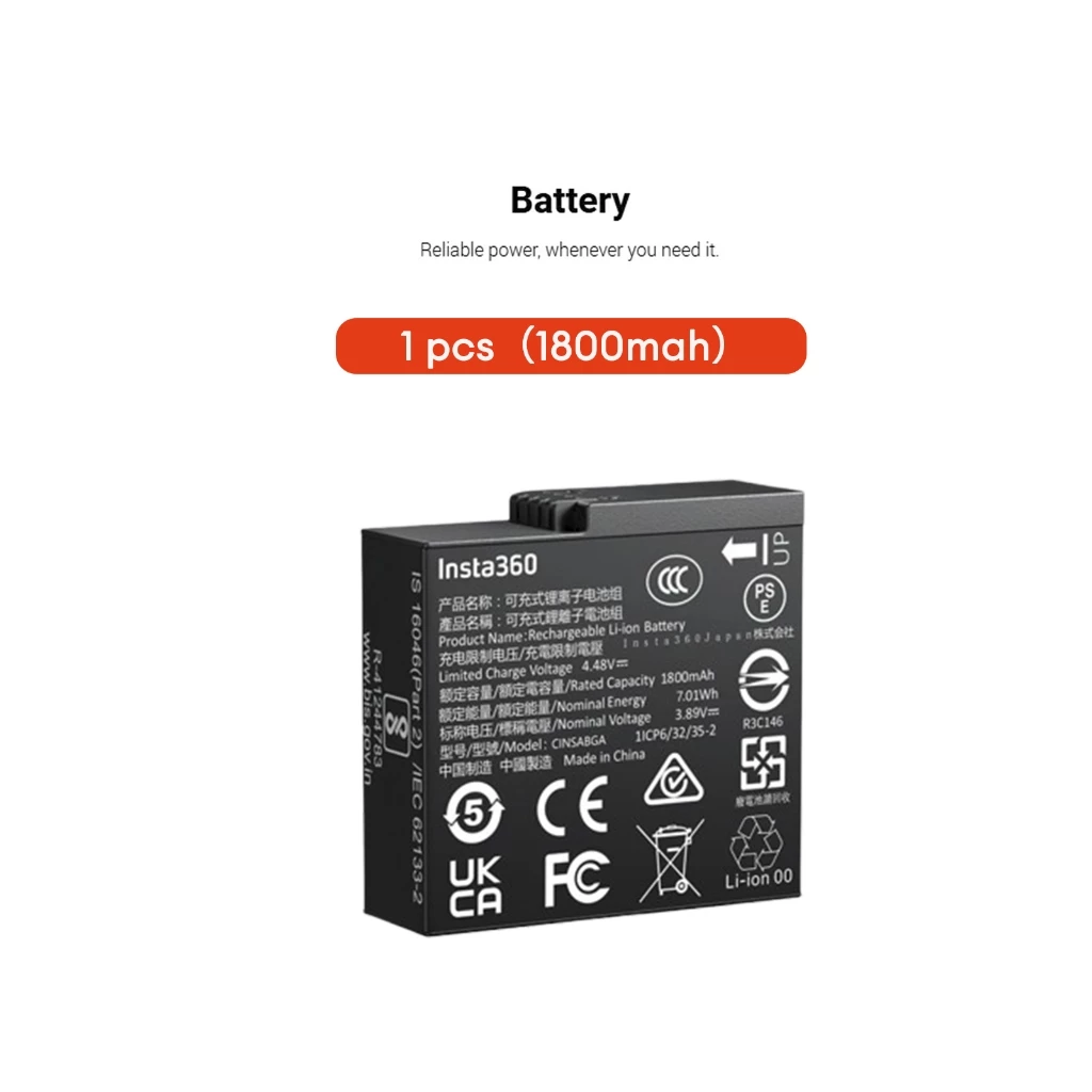 【🇹🇭 กรุงเทพฯ】Original Insta360 Ace Pro 2/Ace/Ace Pro ดั้งเดิม (1800mAh) + เครื่องชาร์จสามช่อง, ฮับชาร์จเร็ว thumbnail 9
