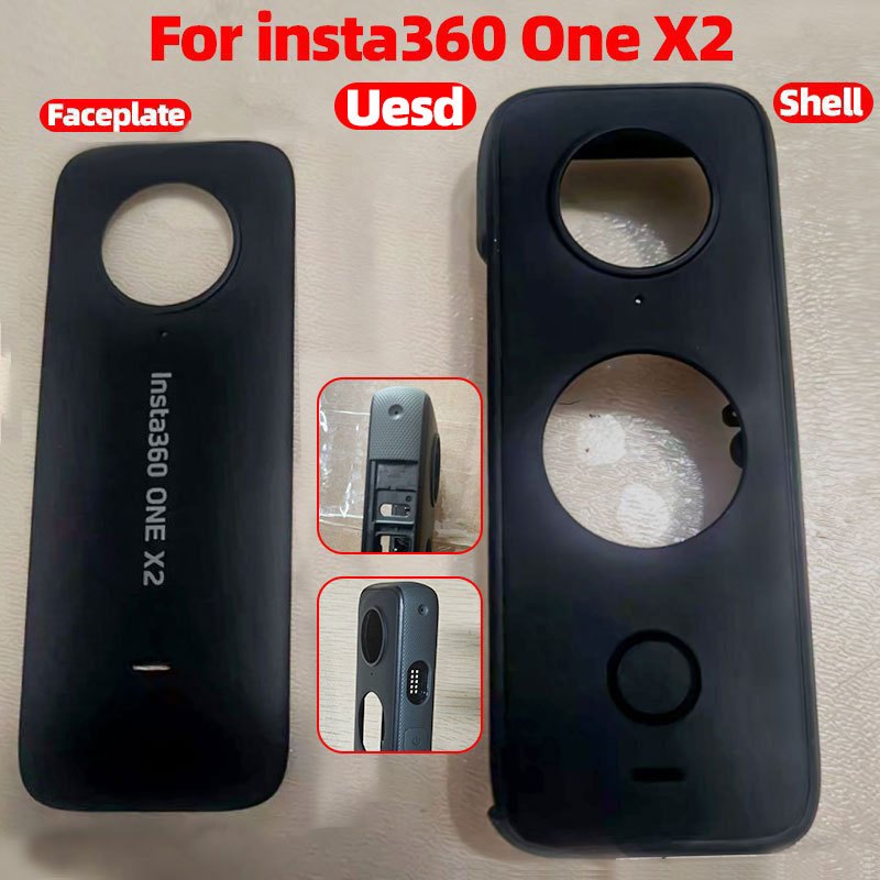 เปลี่ยนฝาครอบกล้องสําหรับ Insta360 One X2 Pamoramic กล้อง Faceplate แผงอะไหล่ซ่อมอุปกรณ์เสริม