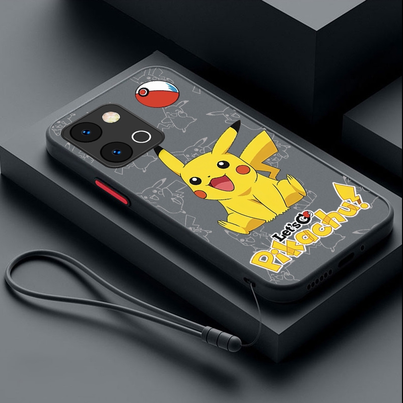 Redmi 15C POCO C85 Redmi15CตลกPikachu Hardเคสโทรศัพท์การ์ตูนน่ารักโปร่งแสงMatte Cover