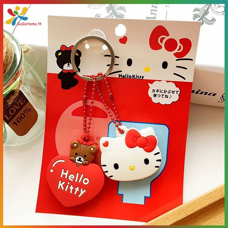 GOGO น่ารัก Key เคสป้องกันอุปกรณ์เสริมน่ารักความงามการ์ตูนอะนิเมะ Key Chain ชุดกาวอ่อนของเล่น TH