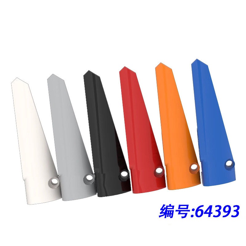 แฟริ่งแผงเทคโนโลยี Moc 2 ชิ้น #5 #6 3x11 ยาว Smooth 65681 64393 DIY Building Bricks Blocks ใช้งานร่วมกับประกอบของเล่นรถยนต์