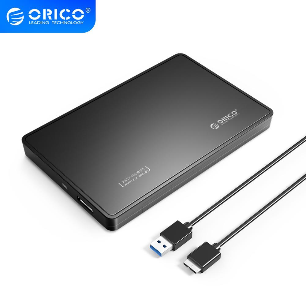 ORICO กล่องใส่ HDD อลูมิเนียม 2.5 นิ้ว USB3.0 5Gbps รองรับ 2TB HDD SSD(2588US3)