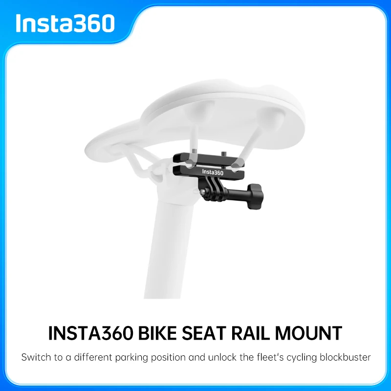 Insta360 Original Bike Saddle Rail Mount สําหรับ X5/X4/X3/GO3S/GO3/RS/R/Ace – อุปกรณ์เสริมอย่างเป็นท