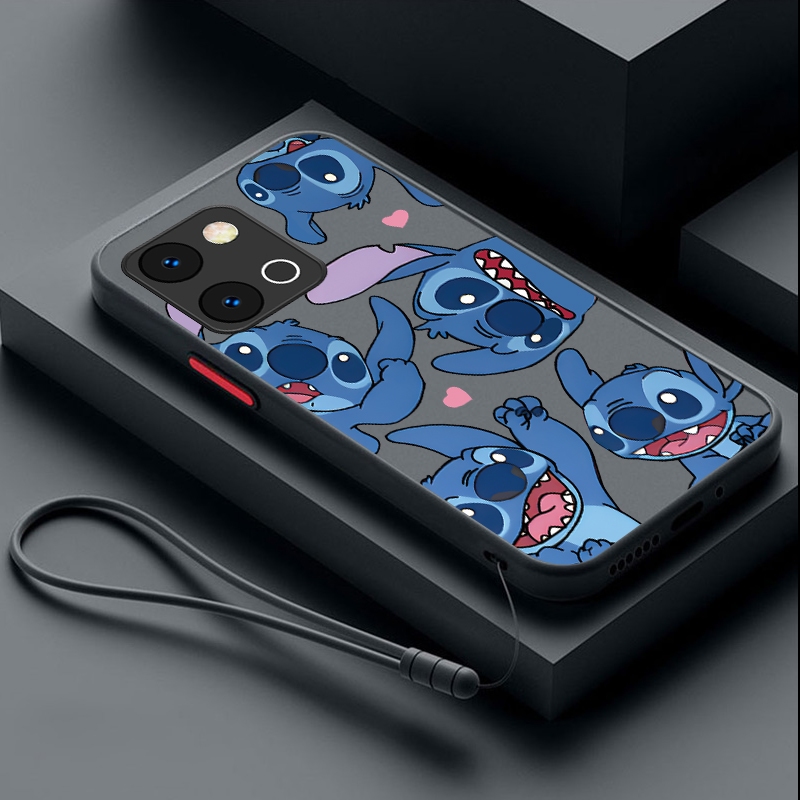 Redmi 15C POCO C85 Redmi15C Stitch Case Anti-Drop Protection Safety Cover Translucent Matte Casing