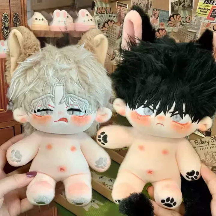 20 ซม. เกาหลี BL Manhwa ตุ๊กตา Naked ผ้าฝ้ายการ์ตูนถั่วเหลือง Euihyun Taeju ของเล่น Xmas
