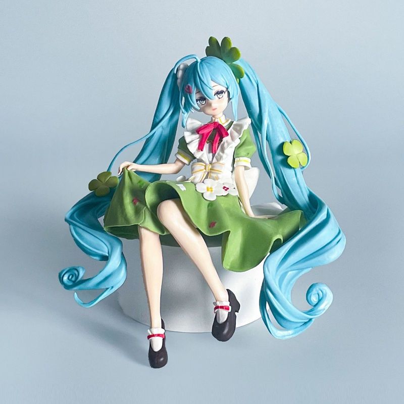 14-16 ซม.Hatsune Mikuอะนิเมะรูปสี่ใบหญ้าFairy Pretty Girl Action Figures KawaiiสาวFigurine PVCคอลเลกชันรุ่นของเล่น