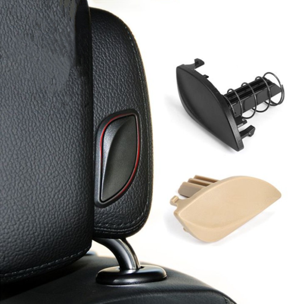 รถด้านหน้าที่นั่ง Headrest ปุ่มปรับสวิทช์สําหรับ BMW 5 6 7 Series GT X5 X6 F10 F11 F06 F07 F01 F02 F