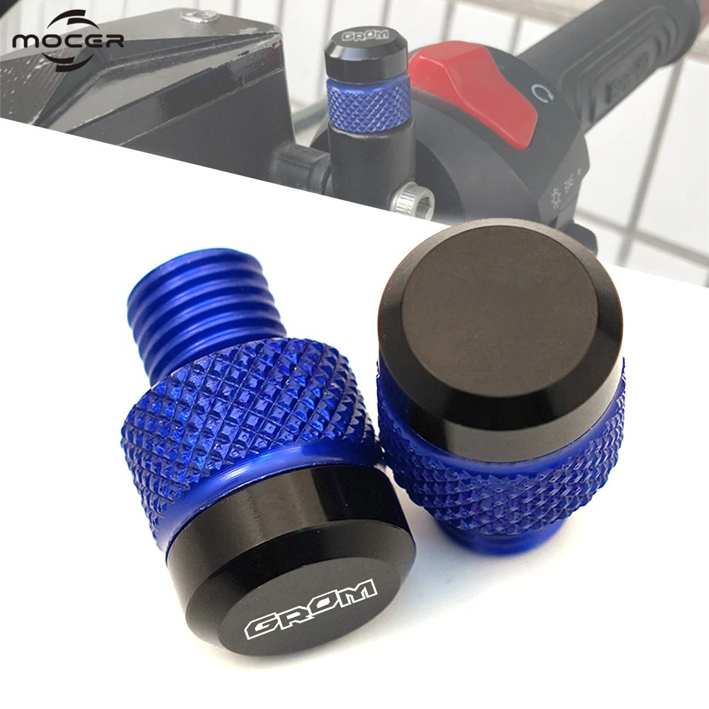 Mocer สําหรับHonda MSX125 GROM MSX125 2013-2020 2021 2022 อุปกรณ์เสริมรถจักรยานยนต์CNCกระจกรูปลั๊กสกรูสลักเกลียวฝาครอบ
