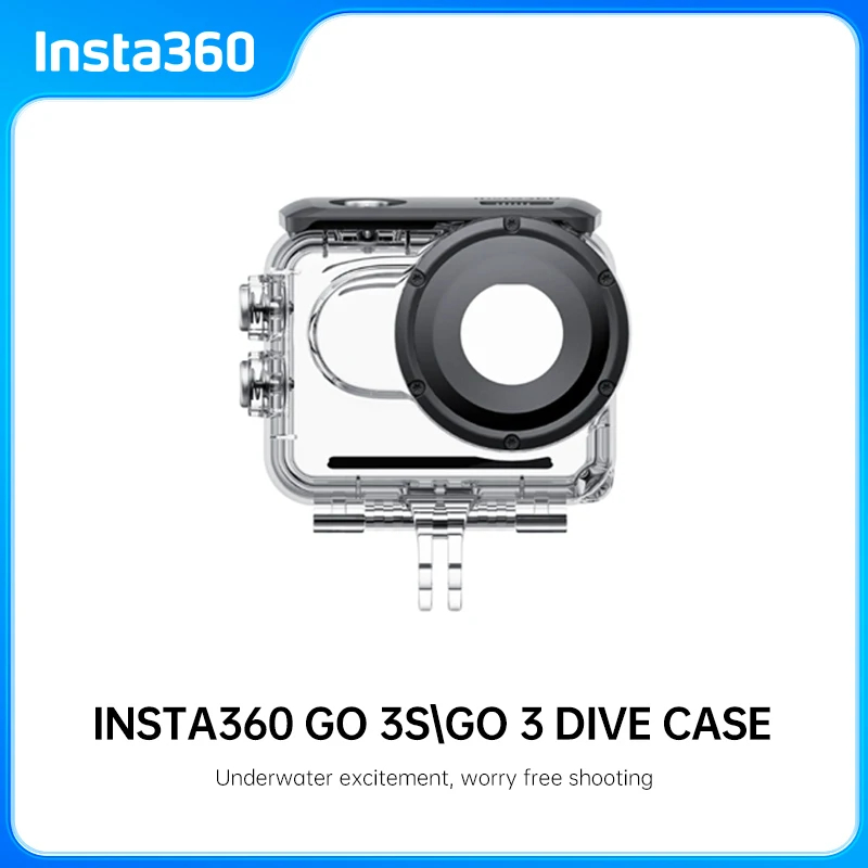 Insta360 GO 3S\GO 3 Dive Case 60m กันน้ําอุปกรณ์เสริมสําหรับ Insta 360 GO3\GO 3S