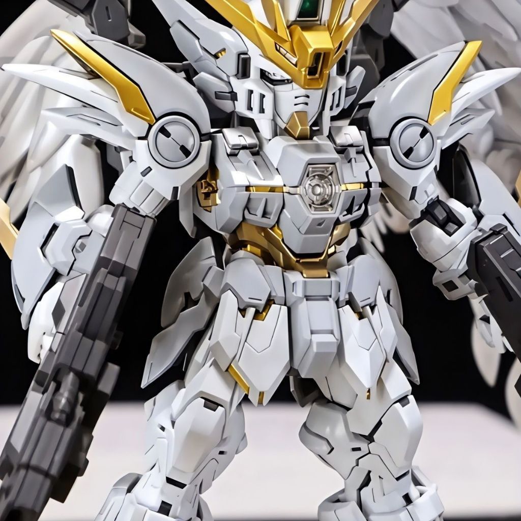 GL MGSD Wing zero white Snow  Assembly Model DIY