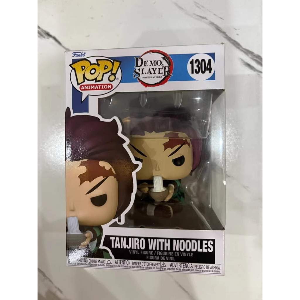 Funko pop Tanjiro Kamado Tanjiro Demon Slayer: Kimetsu no Yaiba Tanjiro Kamado โมเดลราเม็งกิน