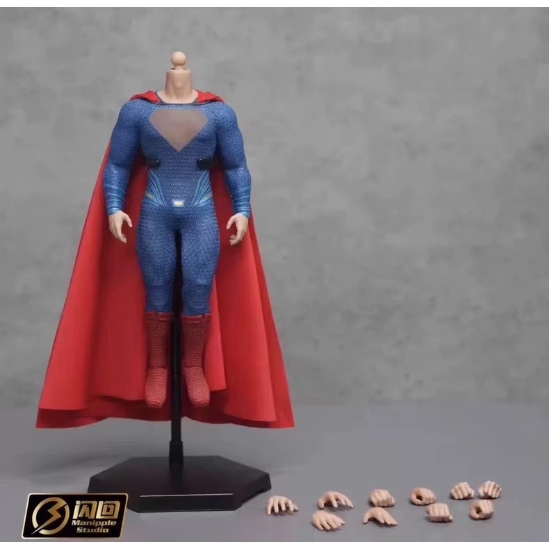 Flashback Superman Basic Body Mezco Scale Not Ant-Man Big Head Superman Justice League Batman Henry 