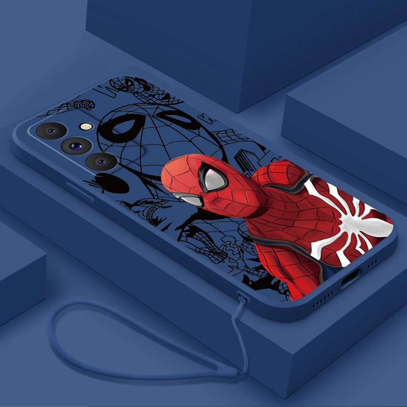 Samsung S25 FE S25FE S24 S23 FE Case Spider Man Marvel Silicon Case Cute Simple Case Soft Cover