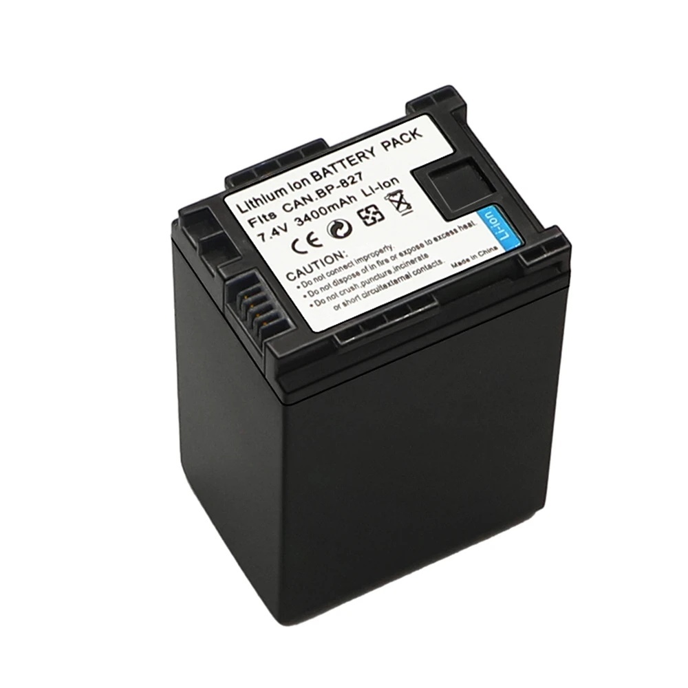 สําหรับ Canon BP827 BP 808 BP 809 BP 819 แบตเตอรี่ FS300 FS100 XA10 VIXIA HG20 HF21 HF S11 HF S10 HF