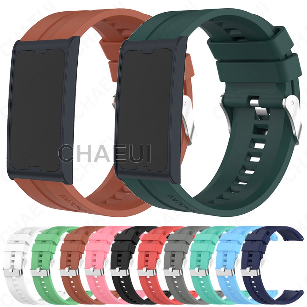 สายรัดซิลิโคนสร้อยข้อมือสายนาฬิกาอุปกรณ์เสริมสําหรับ Amazfit Helio Strap
