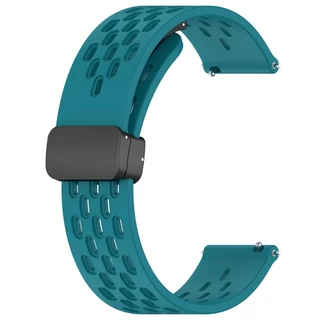 สายรัดซิลิโคนสายรัดระบายอากาศอุปกรณ์เสริมสร้อยข้อมือสําหรับ Amazfit Helio Strap