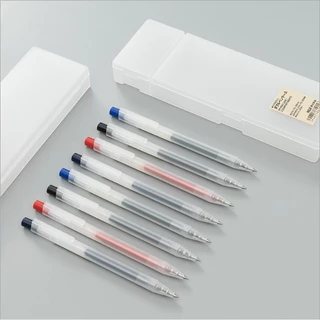 (จัดส่งด่วน) ปากกากลางสไตล์ MUJI สไตล์มินิมอล 0.38มม./0.5มม. ขนาด
