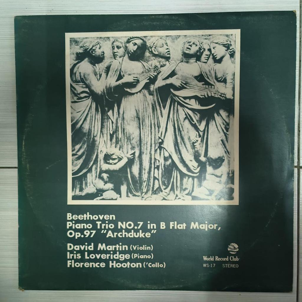 Beethoven Archduke Piano Trio ฮูตัน loveridge martin ไวนิล lp