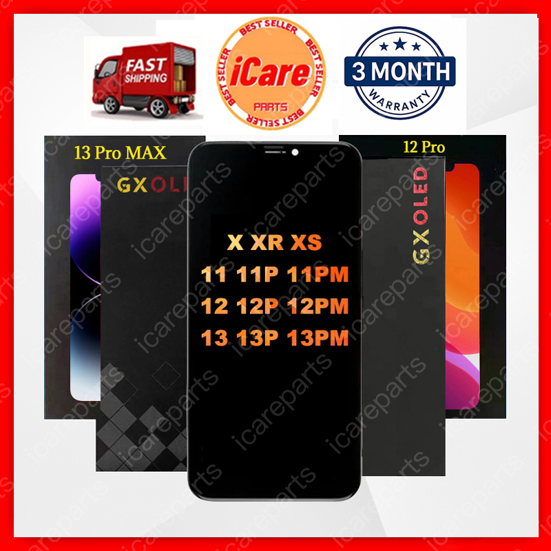 ✨การส่งมอบในท้องถิ่น✨GX AMOLED Touch Screen Digitizer Assembly สําหรับ X XSMAX 11 Pro MAX 12 13 จอแสดงผล OLED Premium LCD อะไหล่