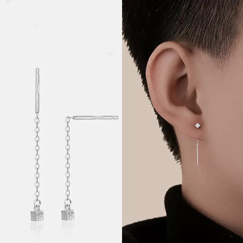 หูลวงสไตล์ญี่ปุ่นและเกาหลี Unisex ผลิตจากไทเทเนียม hypoallergenic ราคา ถูกที่สุด ดีลบีเคเค แกลเลอรีภาพที่ 3