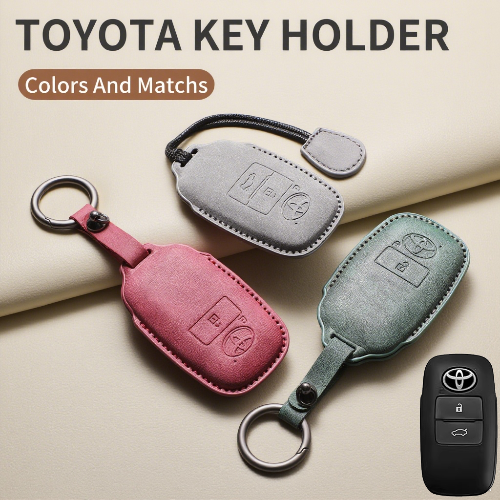 สําหรับ Toyota Vios Yaris cros 2023 Vios G Vios E Raize Veloz wigo 2022-2025 สมาร์ทรีโมทรถ Key Case Key Fob Shell พวงกุญแจรถอุปกรณ์เสริม