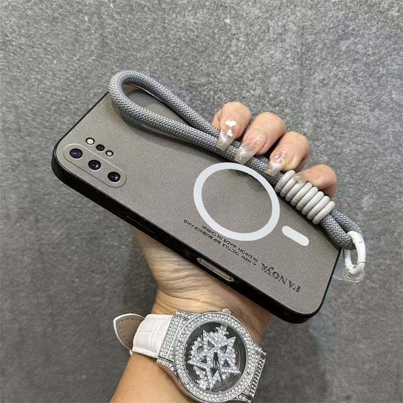 Suitable for เคส เคสสําหรับ SAMSUNG note 10 plus samsung note 10 pro note 9 s10 เคสโทรศัพท์ Sheepskin soft edge กันลื่น ปลอกดูดซับแรงกระแทกพร้อมแหวนดูดแม่เหล็กและเชือกแขวน YBSWBCX