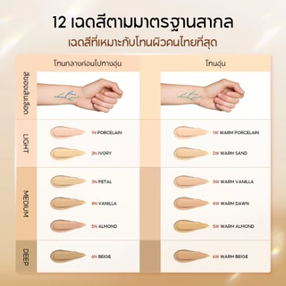 PAPA FEEL AURA Matte Cushion คุชชั่น คุมมัน ติดทน ไม่หมอง ไม่ดรอประหว่างวัน 12g
