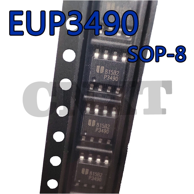 1 ~ 5PCS EUP3490 EUP3490WIR1 P3490 Patch SOP8 ชิปการจัดการพลังงาน