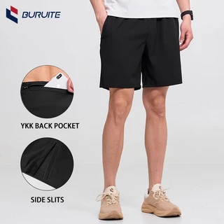 【BURUITE】หลายสี กางเกงกีฬาขาสั้น สำหรับผู้ชายและผู้หญิง กางเกงกีฬาขาสั้นไซส์ใหญ่