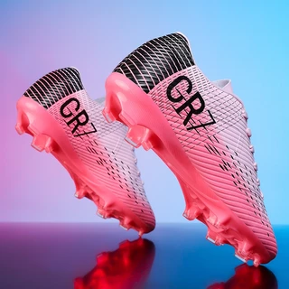 2025 ใหม่ CR7 รองเท้าฟุตบอลวิทยาเขตการฝึกอบรมกีฬากลางแจ้ง 4 สีขนาด 35-45
